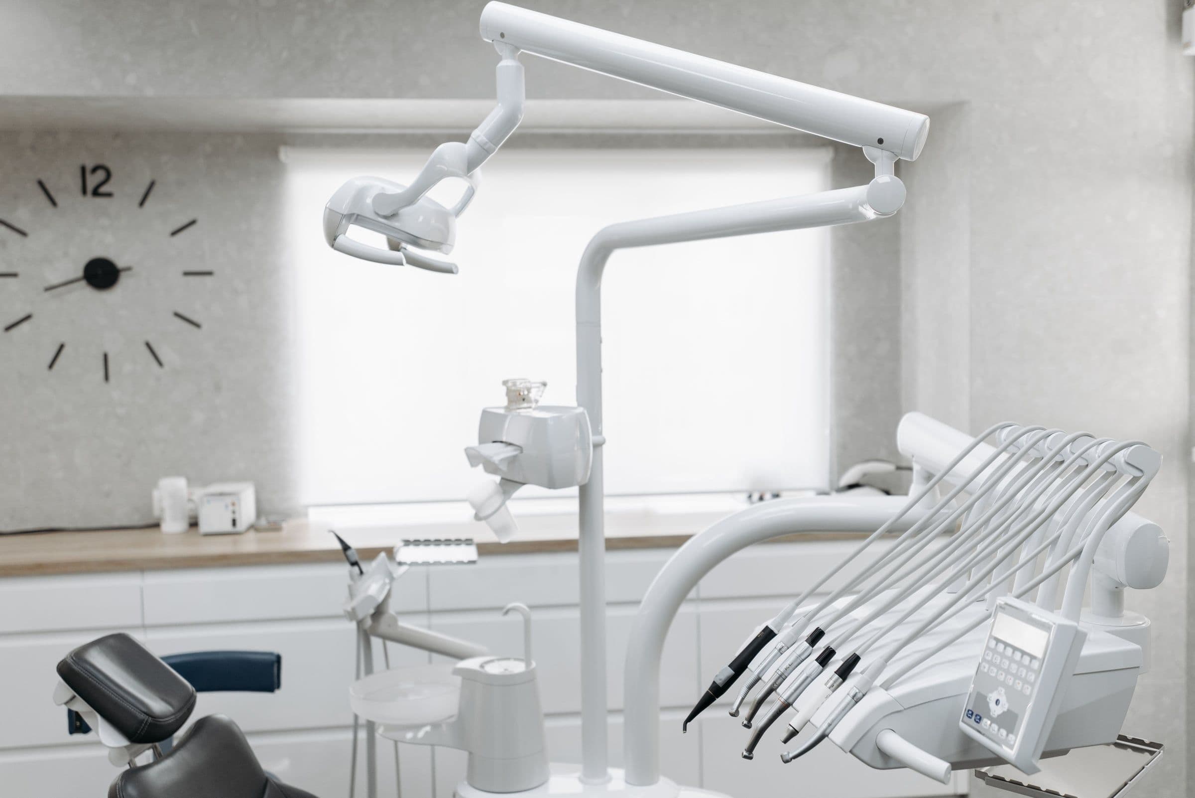 A bright, daylit treatment room at Aperture Dental